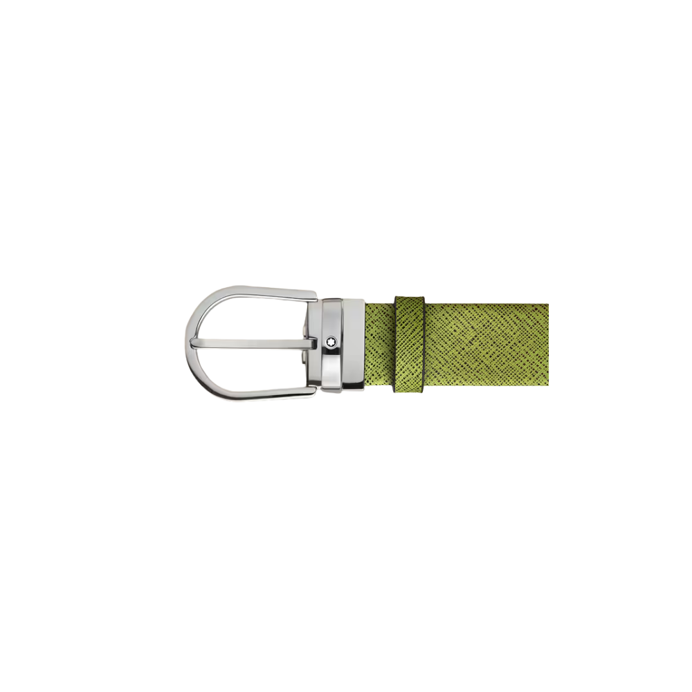 Montblanc Horseshoe Buckle Leather Belt 35mm MB199636 - Image 2