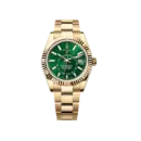 Rolex Sky-Dweller 42mm Yellow Gold Green 336938-0007